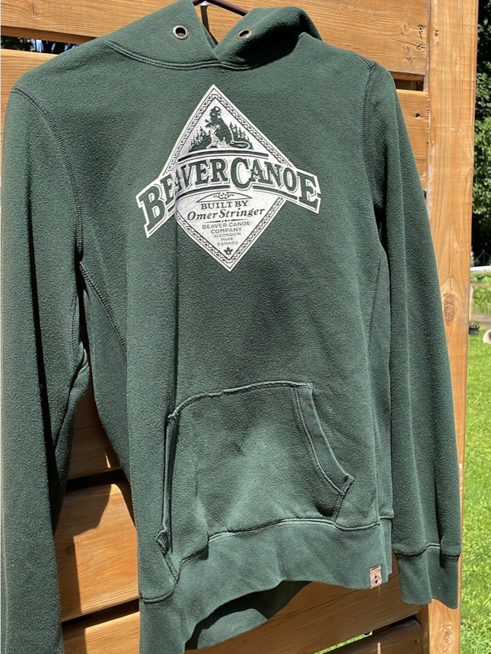 Beaver Canoe Women's Forest Green Pullover Hoodie